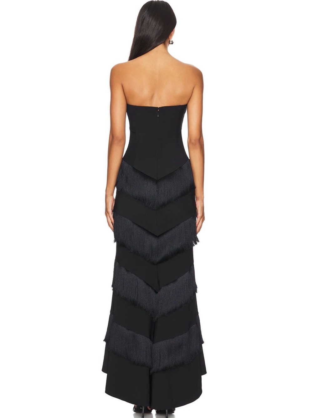 House Of Harlow 1960 Hera Fringe Maxi - Picture 2 of 3